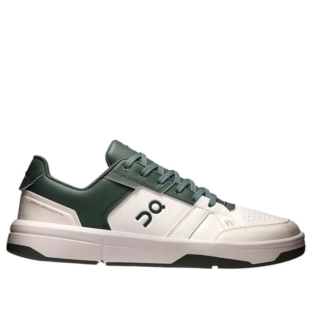 On Running Women's The Roger Clubhouse White Olive Sneakers Size 6 NWB No Lid